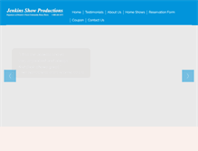 Tablet Screenshot of jenkinsshow.com